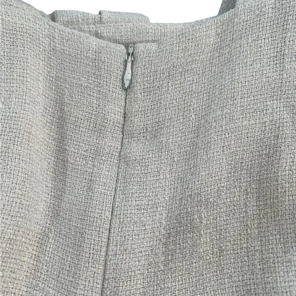 IRO Yasmina White/silver Asymmetrical Cutout
Mini Dress size 6 - Picture 6 of 10